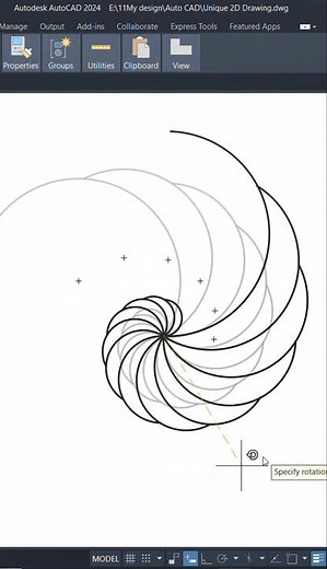 Animation in AutoCAD | AutoCAD 2D Drawing animation #animation #autocad2026 #2danimation