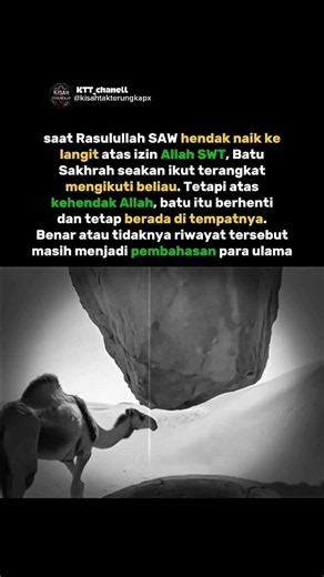 (vidio Ilustrasi)batu yang Menjadi saksi Isra Mi'raj‼️
