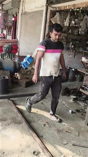 Electric 4 wheeler mein chassis making #modificition #bikeaccessories #modify #toto #biketrolly #bik