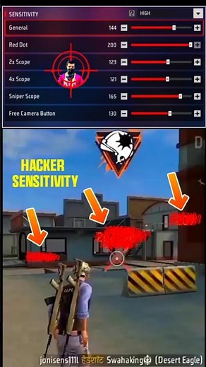 Best Sensitivity Of Free Fire 🔥 Best Headshot Setting in Free Fire
