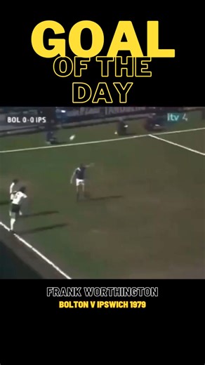 Frank Worthington produced this piece of magic to score THAT goal against Ipswich Town in April 1979. #bolton #boltonwanderers #BWFC #ipswich #ipswichtown #itfc #FrankWorthington #worthington #greatgoals #footballgoals | Football in the 70s and 80s