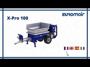 X-Pro 100 : machine for levelling and guniting.
