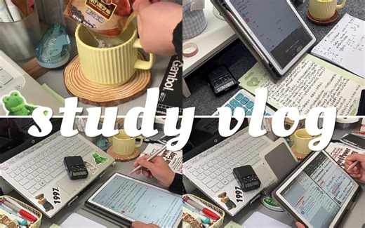 studywithme ｜ 宅家沉浸式学习 ｜ 动力向刷题实录 ｜ 备考日常