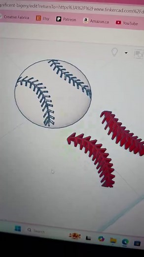 I tried recreating my baseball lid topper in TinkerCad after not touching the program for 2 years, and it was a nightmare!!! 😱 High 5 to those who can get a clean file, I'm not one of them 😅 It took forever to export, needed to be repaired, things didn't line up and the flat files had floating pieces 🤔 I think I'll stick with Fusion 🤣 #fusion360 #tinkercad #3ddesign #3dprinting #b3dstudio