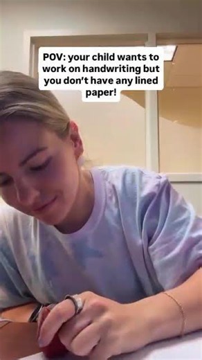 Problem solved ✅ Our LegiLiners make INSTANT handwriting lines on any paper!