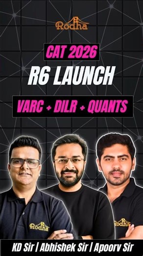 Rodha R6 batch is finally live! Working Professional or Repeater? Batch Made For You Is Here