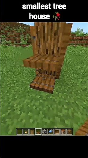 Minecraft Treehouse Moment #shorts #minecraft