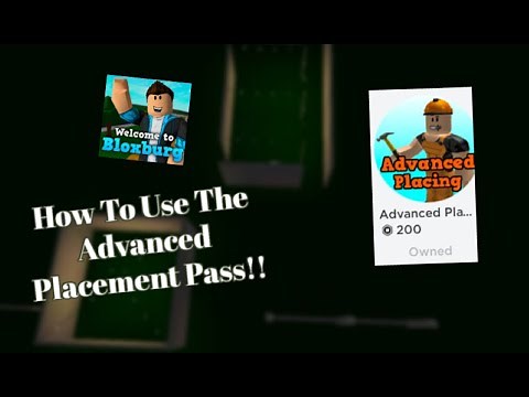 How To Use The Advanced Placement Pass!! 2020 |Roblox Bloxburg|
