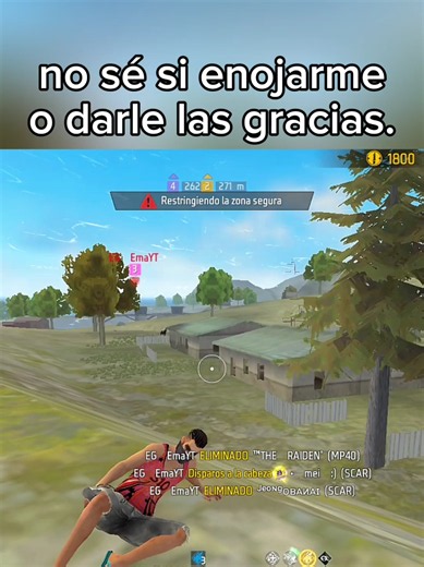 ¿Enojarme porque no pude tumbar al último o alegrarme porque tumbaron al último? xd #egemayt #FreeFire #FreeFireLatam