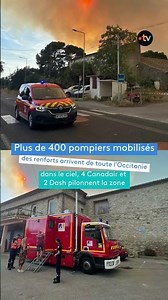 Important incendie entre Hérault et Aude