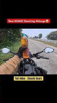 New Pulsar NS400 1L Mileage test 🔥| Shocking Result 🥵| #ns400 #viralvideo |