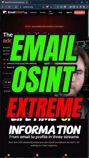 Email OSINT Extremely Easy (emailosint.org)
