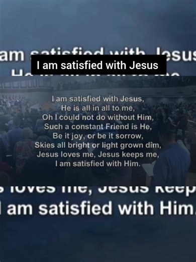 I am satisfied with Jesus #HymnswithSAF #SundayService #worship | SAF Hymns & Worship
