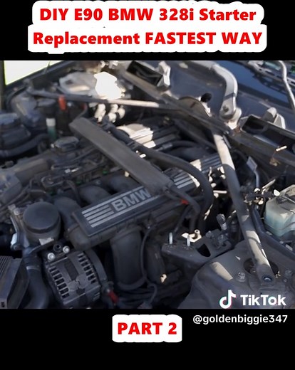 E90 BMW 328i Starter Replacement Made Easy