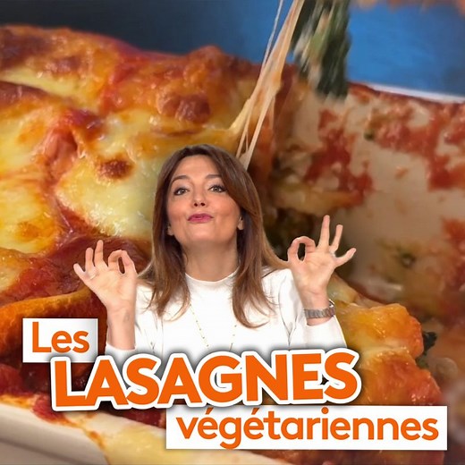 Voici la recette des fameuses lasagnes végétariennes de Carinne Teyssandier 😋🍛 Régalez-vous de bande petits gourmands | Télématin