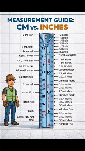 Quick guide to understand CM vs INCHES—make your measurements accurate every time!