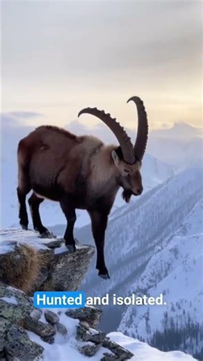 The Pyrenean Ibex #ancientanimals
