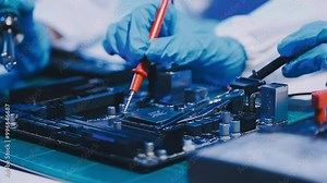 Showcasing expert computer hardware assembly and hard drive installation with precision and advanced technology for IT and electronics enthusiasts.