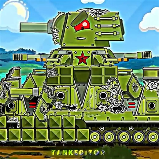 KV-44M AURA in this Moment 💀🔥 | Homeanimations | Sem Controle | #cartoonabouttanks #tank #animation