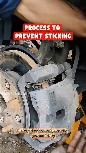 Brake Pad Replacement Process to Prevent Sticking