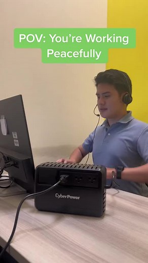 Welcome to CyberPower PH! Enjoy uninterrupted work from home set up with our UPS power supply! #FYP #CyberPowerPH #UPS #APC #CyberPower