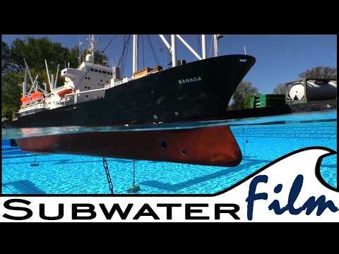 Scale RC Ship - Flettner Rotor - working model| Modellbauer in Naturerlebnisbad Boizenburg/Elbe