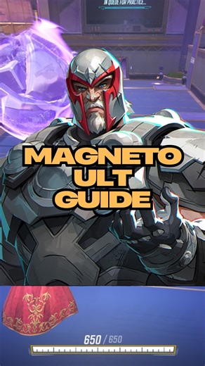 Anthony Plummer on Instagram: "Ever wonder how Magneto’s ultimate really works? I broke down the damage mechanics - time charge, damage absorption, and how to guarantee eliminations on most heroes. Check it out to level up your Magneto plays! #marvelrivals #magneto #tips #tricks #ultimate #guide"
