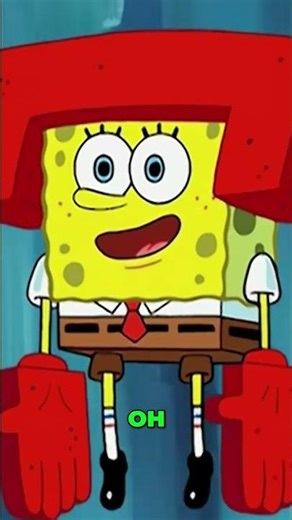 Spongebob Meets Sandy: A Hilarious Introduction at Santa's Workshop! #shorts