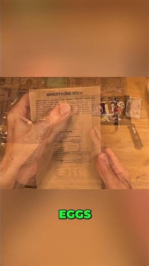 Military MRE Review Minestrone Stew Performance & Ingredients