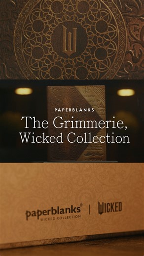 Paperblanks | Stationery on Instagram: "📖 For those who believe words can change the world. The Grimmerie hardcover journal – inspired by the spellbook that started it all – invites you to fill its pages with your own stories of courage and transformation. Available in ultra and midi sizes. Write your own kind of magic. 🔗 Shop your Wicked journal now: link in bio. So… who’s already watched the @wickedmovie? 👀 #PaperblanksWickedCollection #TheMagicofWicked #Wicked #TheGrimmerie #WickedMovie #P