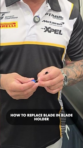 Plotter Series: How to Replace Blade in Blade Holder | XPEL Graphtec #BladeReplacement #PPFTool #WPF