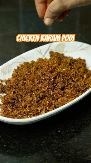 Chicken Karam Podi Recipe in Telugu | Spicy Chicken Karam Podi | Easy Chicken Fry