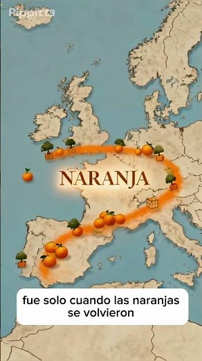 Origen del color naranja 🍊 #curiosidades #historia #datosquenadiepidio