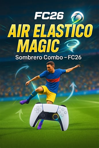 Master the AIR ELASTICO SOMBRERO - the most TECHNICAL skill combo in FC 26! 🔥⚽ This move requires INSANE timing and precision! 💎🎮 Only elite players can pull this off! 🚀😱 Air Elastico into Sombrero is PURE CINEMA! 💪✨ The most beautiful skill combination in the game! 💀🔥 This isn’t just a skill - it’s ART! ⚡💫 Defenders literally CAN’T react in time! 🎯😤 The animation is TOO smooth! 🌟💨 Want to separate yourself from average players? ⚽💎 Master this combo and become LEGENDARY! 🚀😂 Ultim
