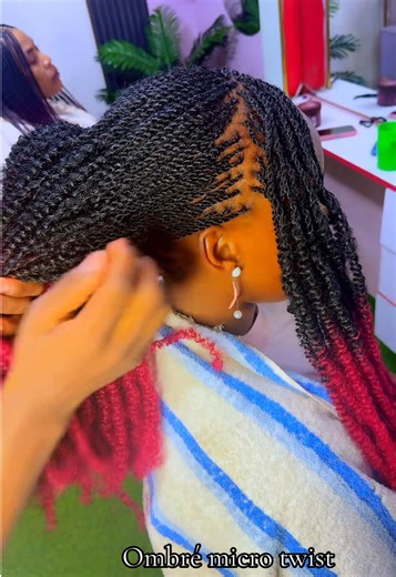 Ombré Micro Twist Hairstyle Availability in Makerere