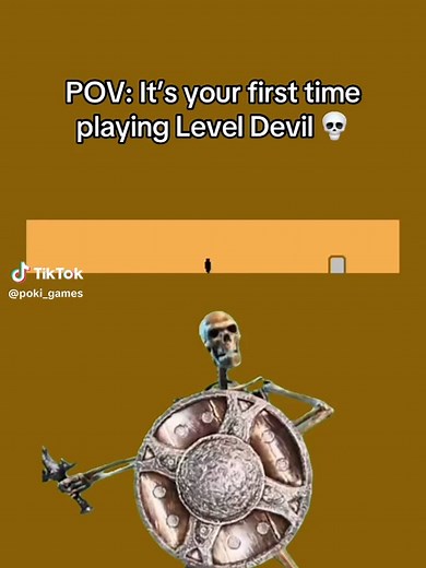 Rage Bait ahhhh game ☠️🥀 #pokigames #leveldevil #skeleton #ragebait #trollgame