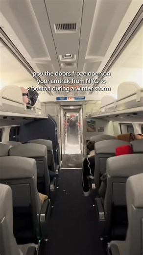 New Yorkers on Instagram: "Amtrak’s Northeast Regional really turned into the Polar Express this weekend 🎅 😂❄️🚆 @wright_ohana"