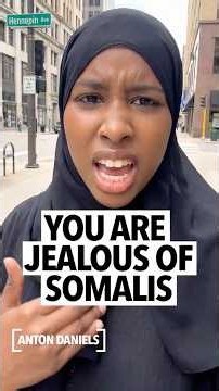 Somali woman says Americans are jealous of them, they're fraud is not our problem and work harder 😳