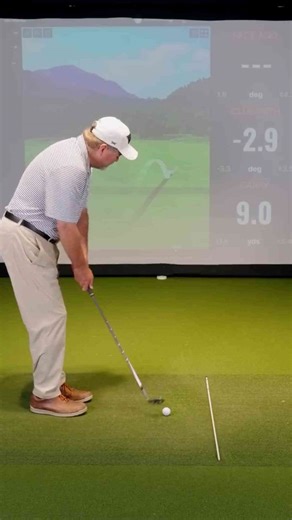 Stop mishitting chips! Master whole club chipping for consistent golf shots | Golf simulator lesson