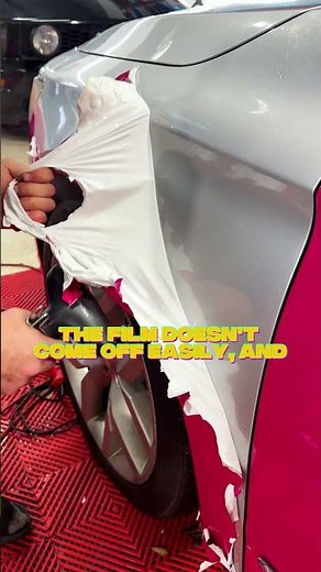 Correct way to remove car wraps