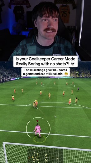 These settings and sliders will change EVERYTHING for your Goalkeeper career mode! 🔥 If your goalkeeper career mode is boring as with no chances check out these settings! I had to rush through for the short but check out the full YouTube video via the link in my bio for a more in depth look, extra settings and changes you can make to suit your specific club you play for! 🤝 #goalkeeper #fc26 #careermode