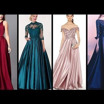 Impressive And Outstanding High Class Designer Silk/Satin Evening Gown /Prom Dresses