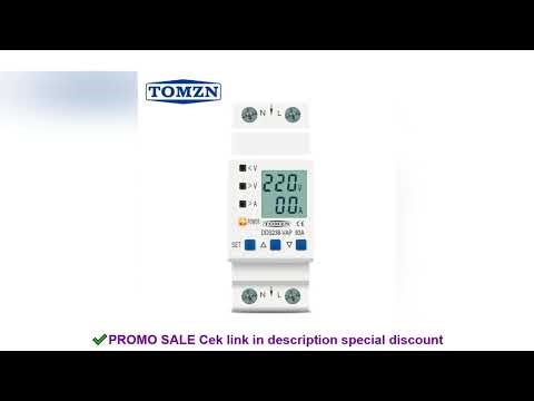 Din Rail Adjustable Over Under Voltage Protective Device Protector Current Limit Protection Voltmete