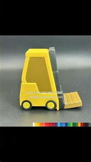 Forklift Stress Ball with Logo #novolinepromotionalproducts