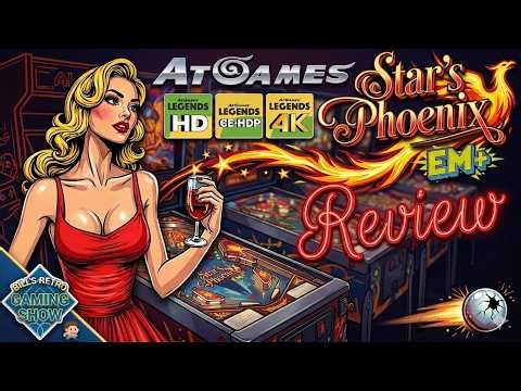 New AtGames Release - Star's Phoenix EM+ Pinball Showcase
