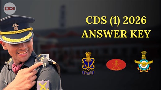 CDS 1 2026 Question Papers and Answer Keys (All Set)