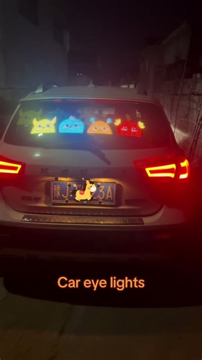 Let your car's rear window bring you endless fun.#car #careye #led #carlights #truck