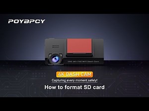 CT369 Dash Cam - How to Format TF Card？