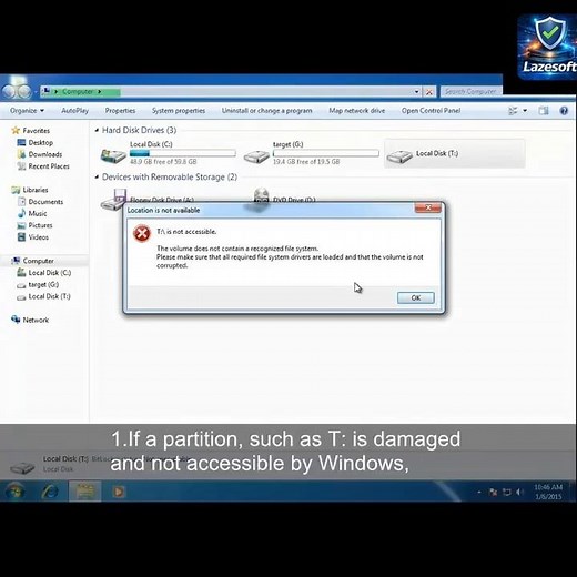 Recover RAW Partition Data — 100% FREE