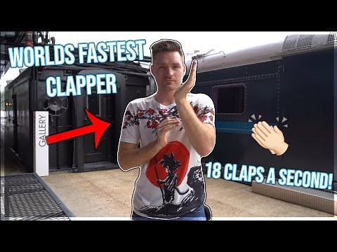 Worlds Fastest Hand Clapper | Eli Bishop | Rick Smith Jr.